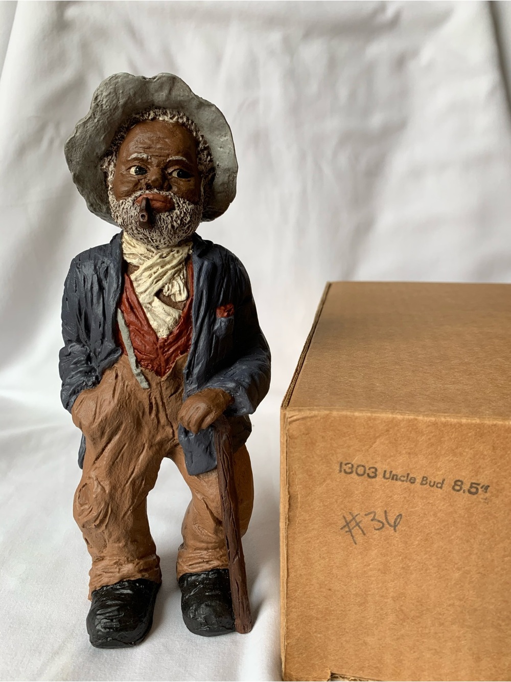 All God’s Children Uncle Bud 8.5” #36 Excellent Condition, OB & Certificate